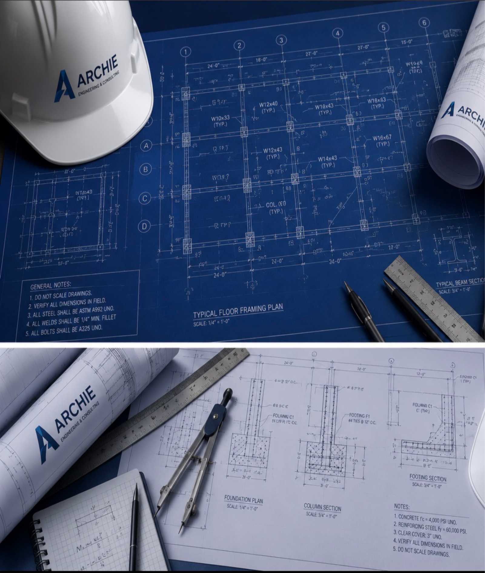 Review of Plans and Material Takeoff
