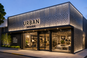Perforated Aluminum Facade Design