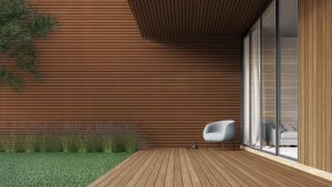 Space Design with Wood Effect PVC Cladding